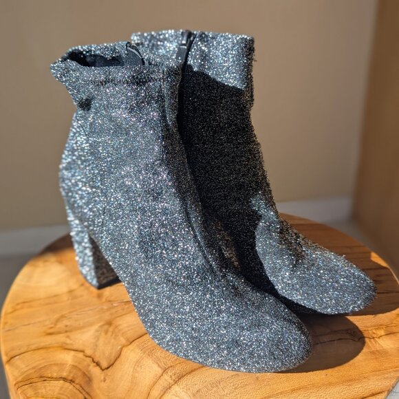 Kenneth Cole reaction block heel sparkle boot size 8.5 - Picture 7 of 7